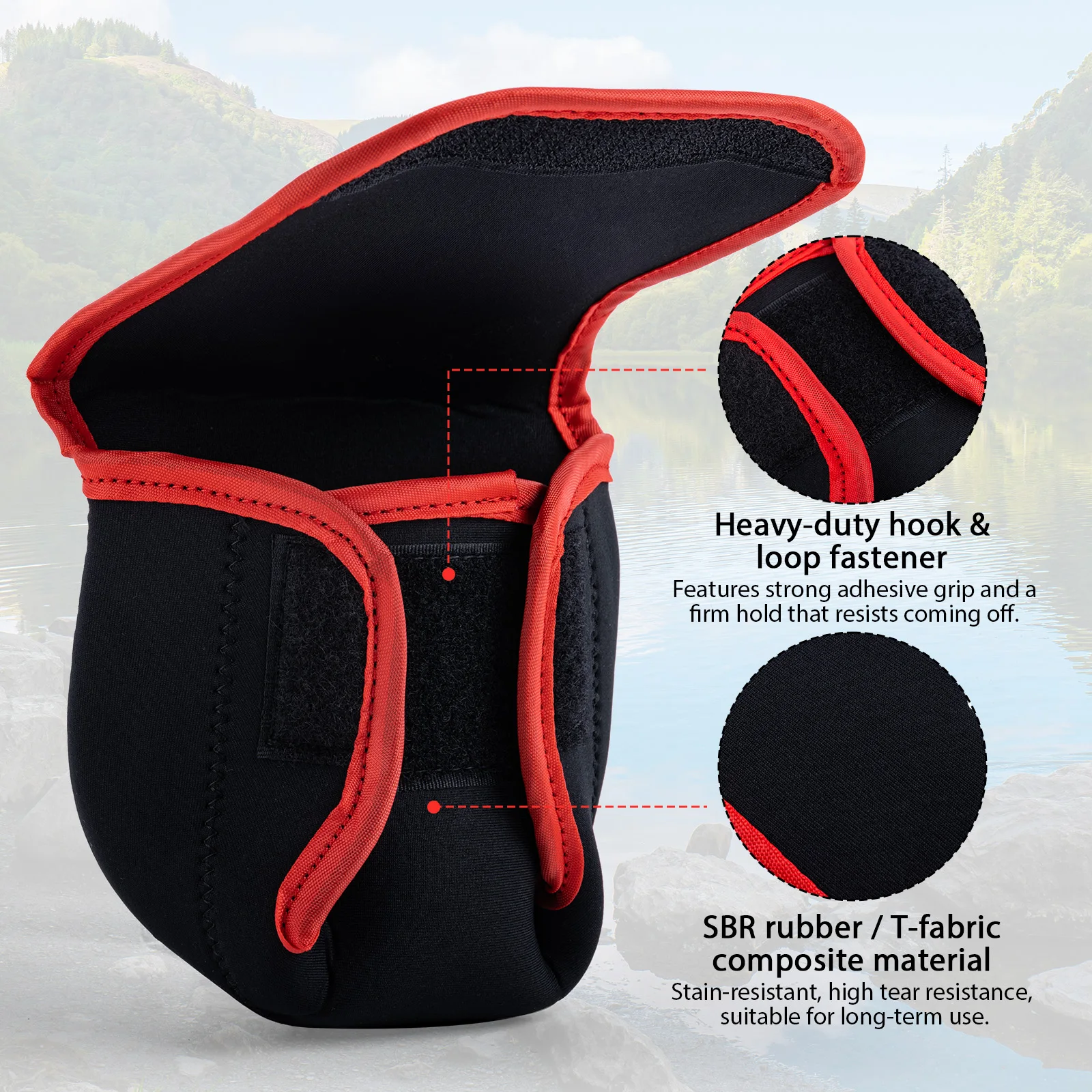 Funda protectora Goture SBR y neopreno antidesgarros para carretes - imagen 4