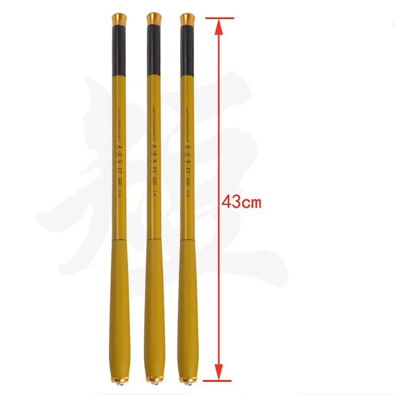 Caña telescópica de fibra de carbono portátil para pesca deportiva - imagen 5