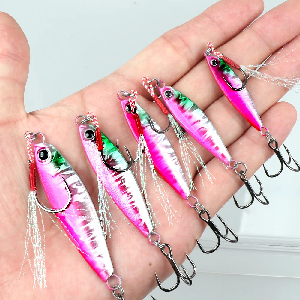 Señuelo Jig Metal 7-40g para Lubina y Trucha en Agua Salada - imagen 4