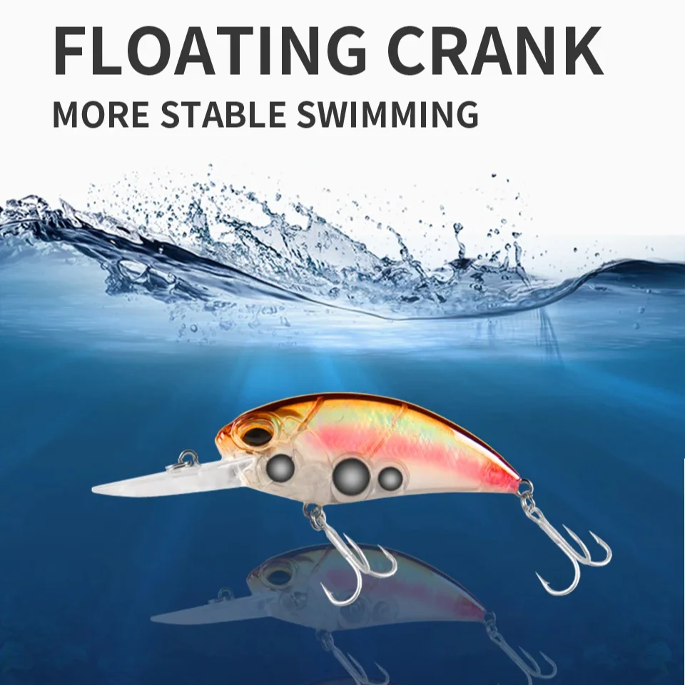 TSUYOKI-señuelo de pesca Realis Crank M65, Crankbaits, cebo oscilante, Wobblers de buceo profundo de Japón, Jerkbaits, aparejos de pesca, señuelos 2024 - imagen 5