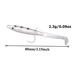 Señuelo anguila blando con anzuelo – cebo suave para pesca