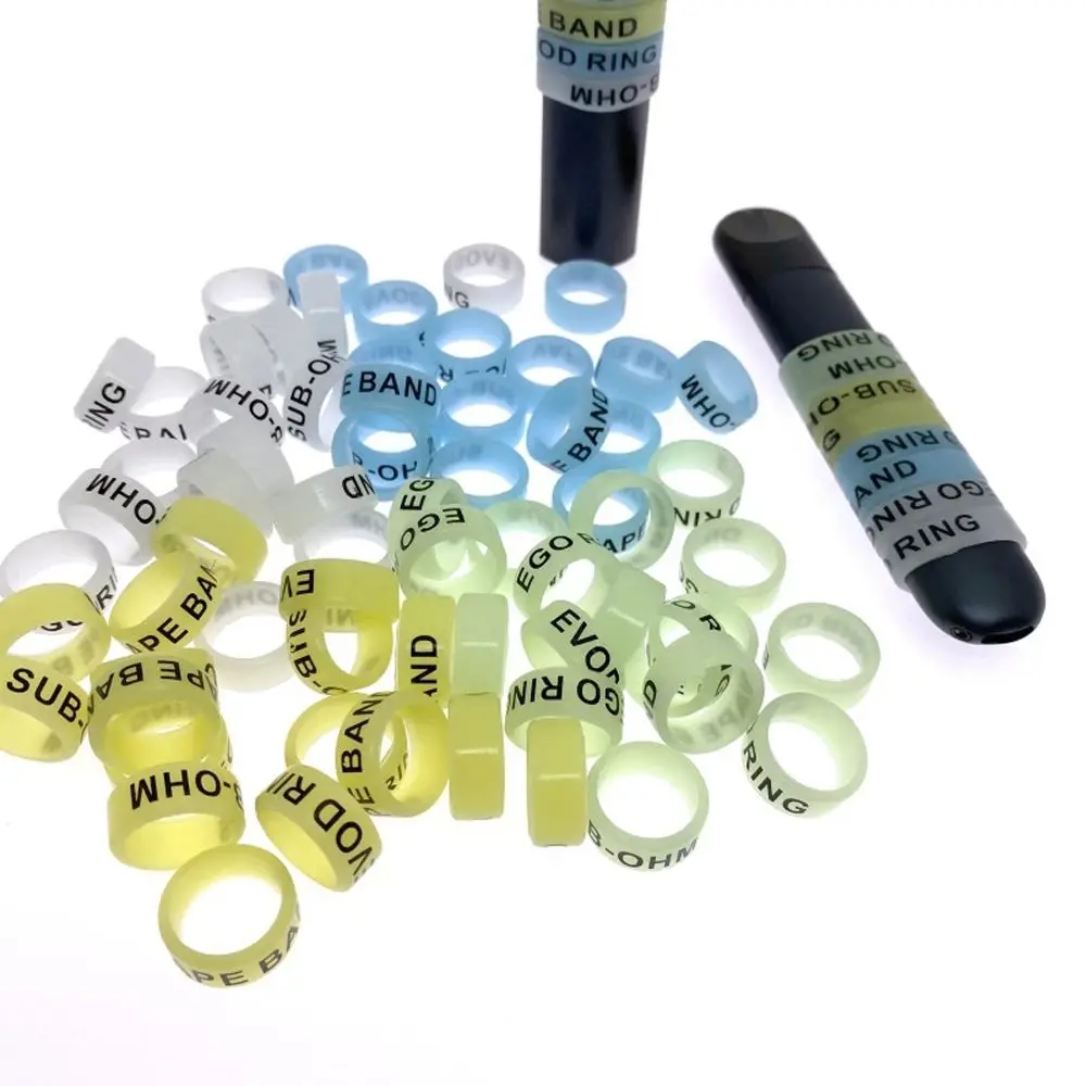 Anillo luminoso para caña de pescar, funda protectora antideslizante, anillo de silicona, anillo de parada, accesorios de pesca, 10 unidades - imagen 3