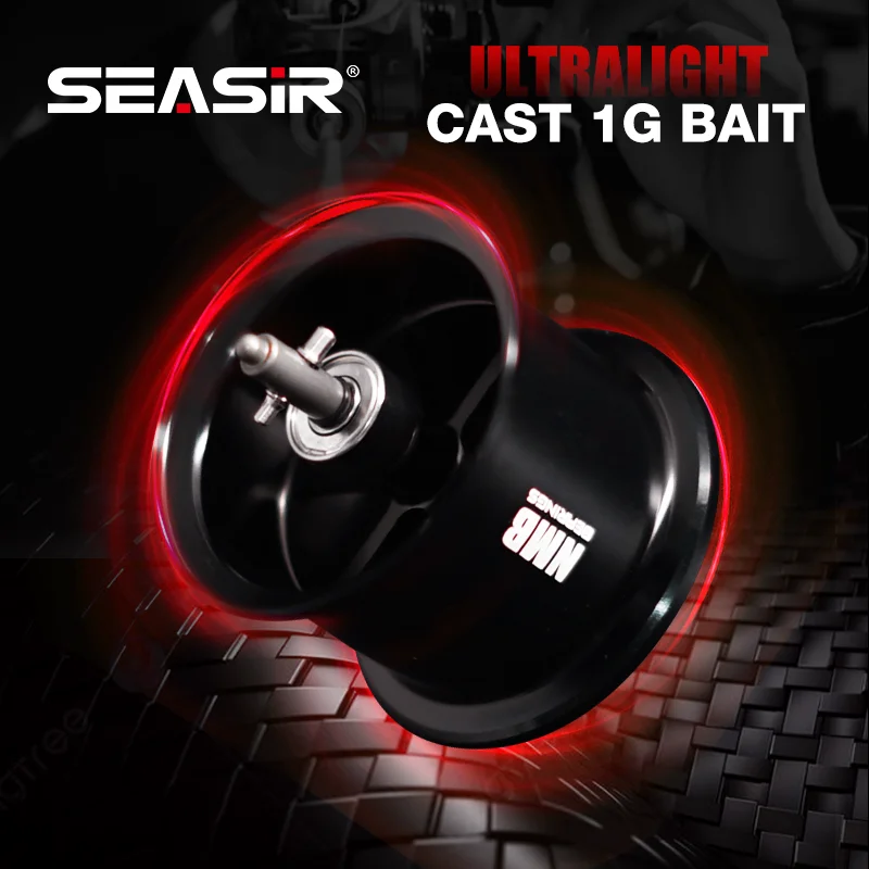 SEASIR MANSORY PRO 131G carretes dobles ultraligeros de fibra de carbono 7 + 1 BB 7,1:1/8,1:1 relación de engranaje arrastre máximo 5kg carrete de pesca de baitcasting - imagen 5