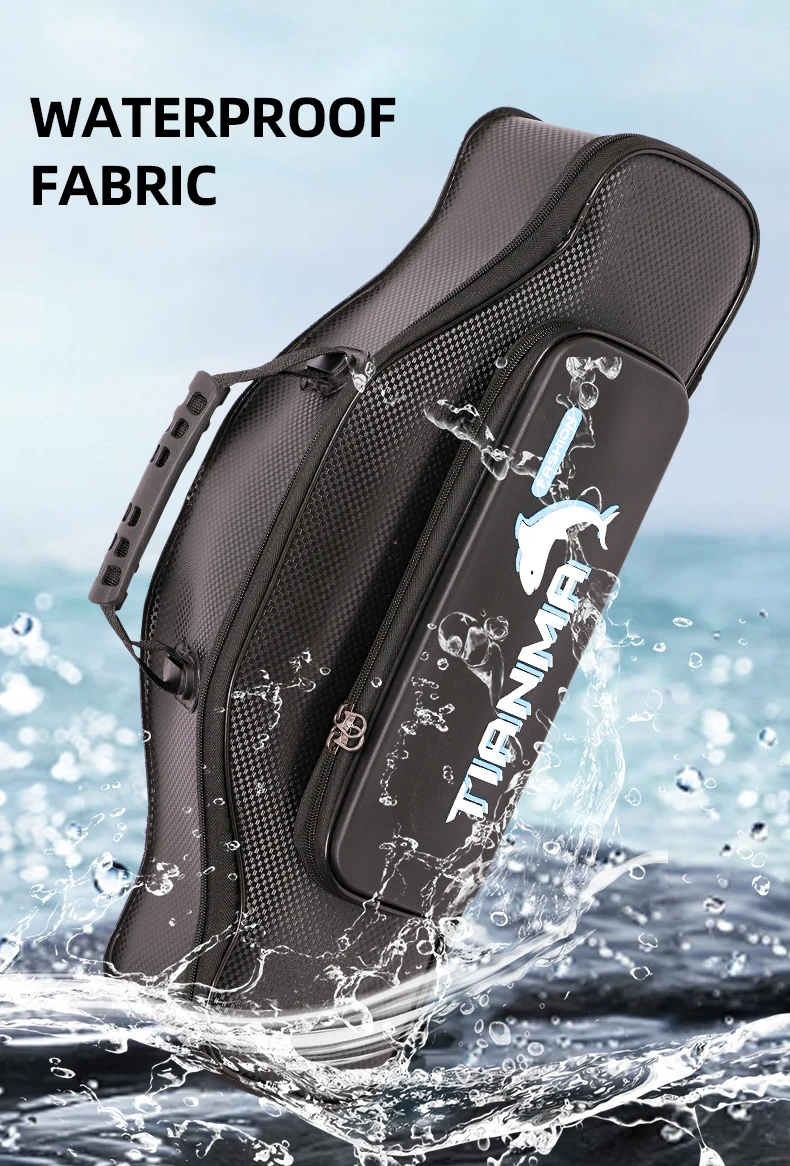 Bolsa de pesca con correa de hombro ajustable