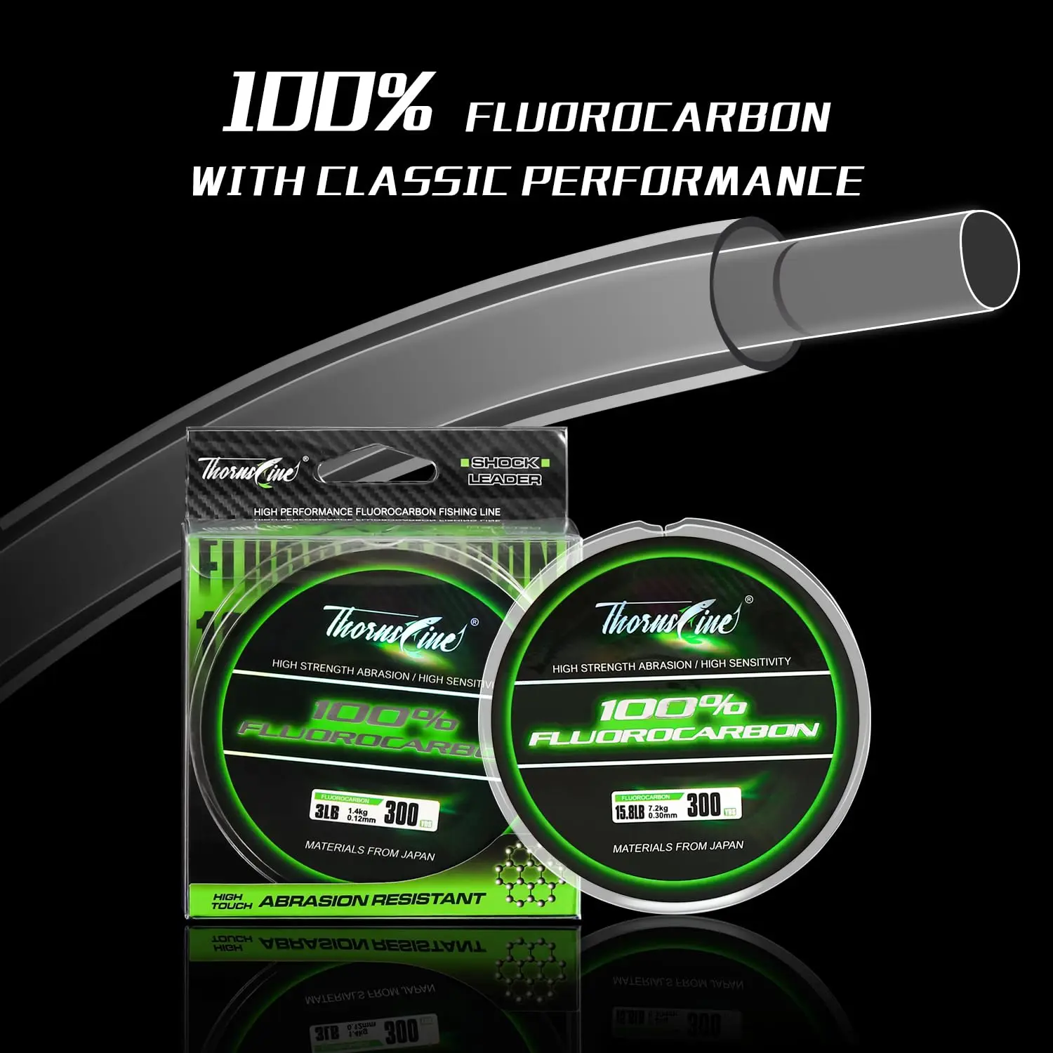 Hilo fluorocarbono ThornsLine hundimiento mejorado para pesca en mar - imagen 5