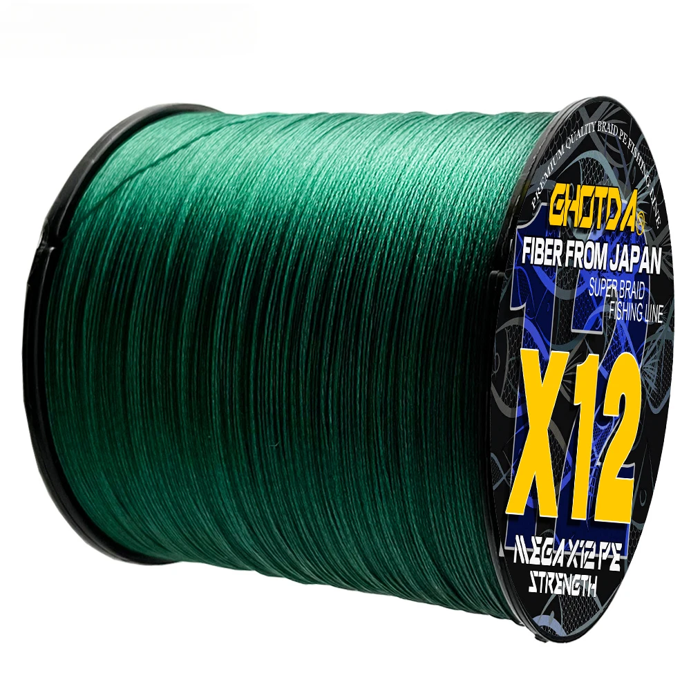 Líneas de pesca trenzadas de fundición larga, línea fina y lisa de PE de 0,14mm-0,55mm para cordón de pesca de agua salada, 8 hebras, 9 hebras, 12 hebras - imagen 5