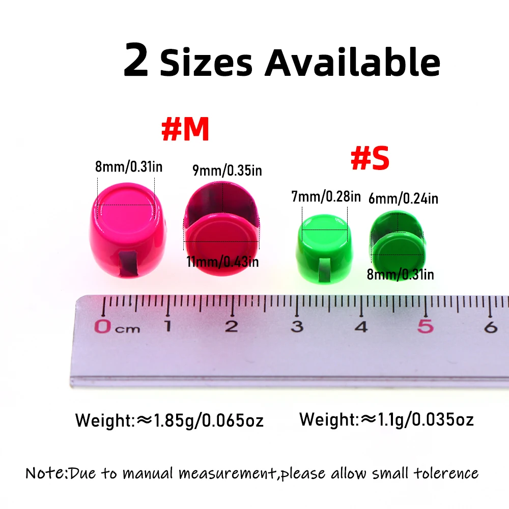 Wifreo-mascarilla de pez de Metal de colores, ojos 3D, Material de atado de pesca con mosca, cabeza de pez ponderada para trucha, lubina, Streamer, moscas de pececillo - imagen 3