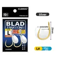 L silver -2pcs-hook