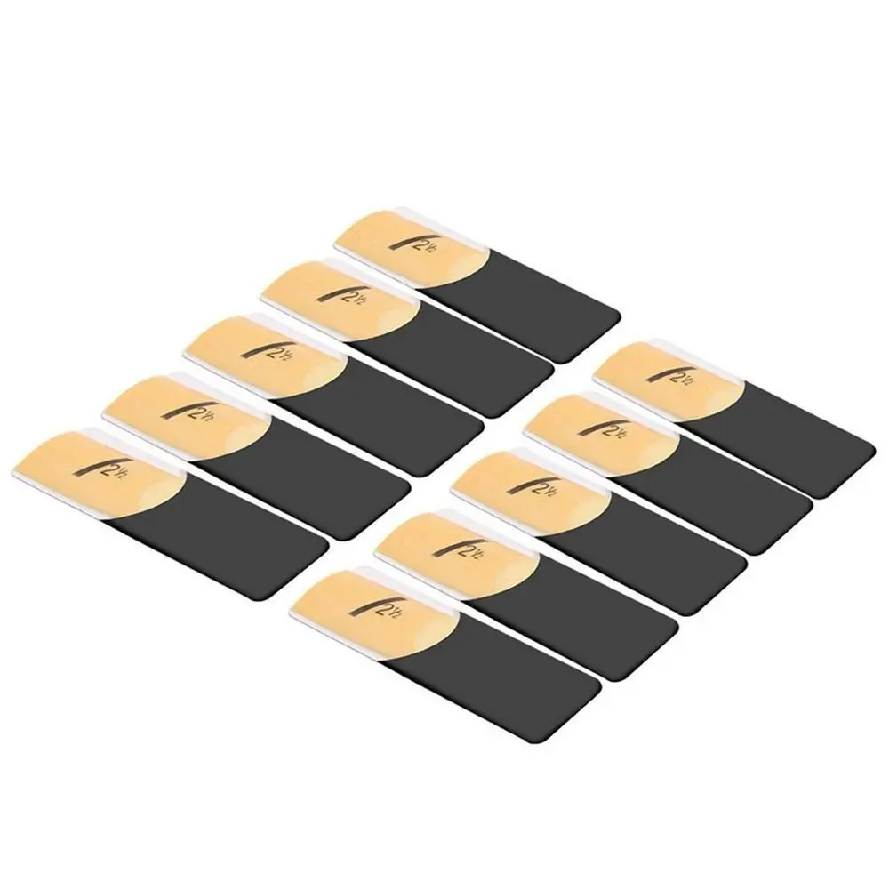 Nuevo 10 Uds silbato de saxofón lengüeta 1,5/2,0/2,5/3,0/3,5/4,0 lengüeta para clarinete fuerza Alto accesorios para instrumentos de viento clarinete - imagen 5