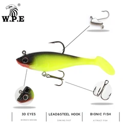 Señuelos blandos W.P.E – Cabezal de plomo 8-14cm 16-38g vinilo