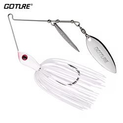 Goture Spinner 10-14g – Señuelo giratorio metálico para lubina y carpa