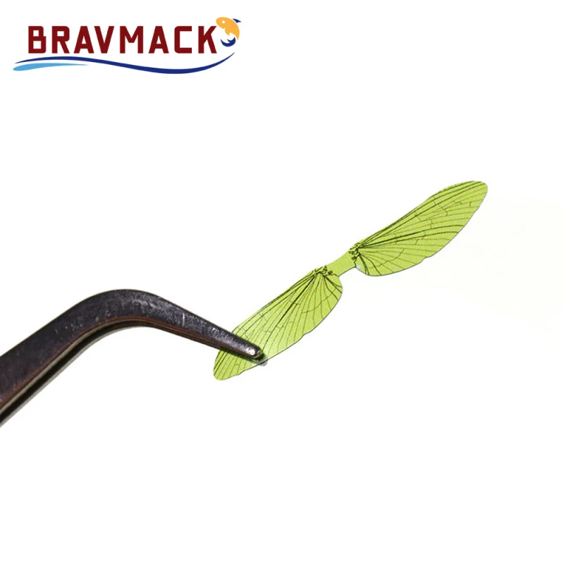 1 hoja de alas de mosca realistas precortadas, Material de atado de moscas, alas de insectos para mosca seca, mosca de piedra, mosca de mosca, ninfas, señuelos de pesca de trucha - imagen 3