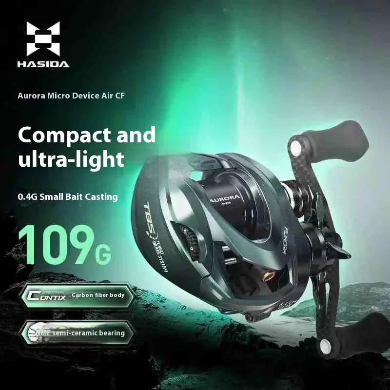 Hasida Aurora Micro Aircf Carrete Ultraligero con Rodamiento Cerámico - imagen 4