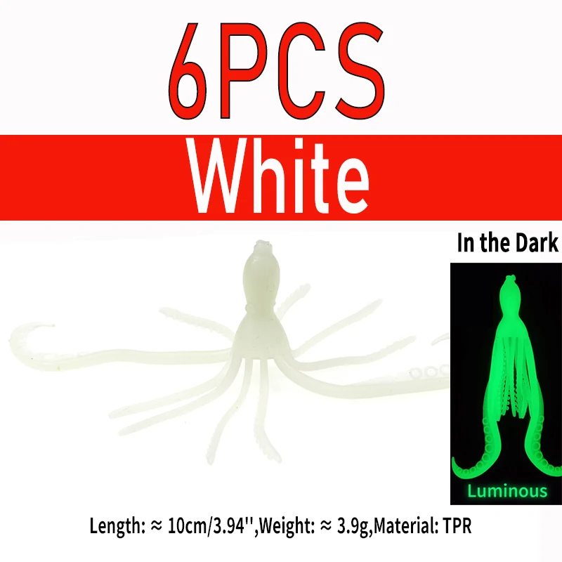 6pcs Lumo White