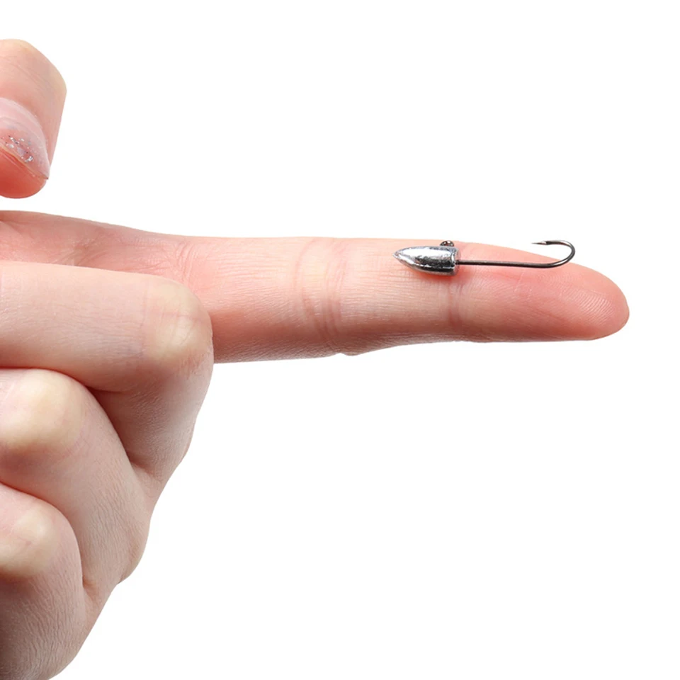 Anzuelos Micro Jig Head para Pesca en Hielo y Vinilos - imagen 4