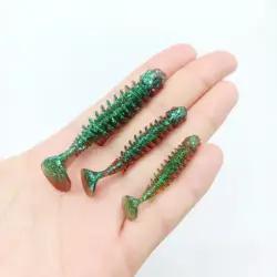 DUODUOYU Señuelos de pesca blandos cola en T Swimbait Jigging