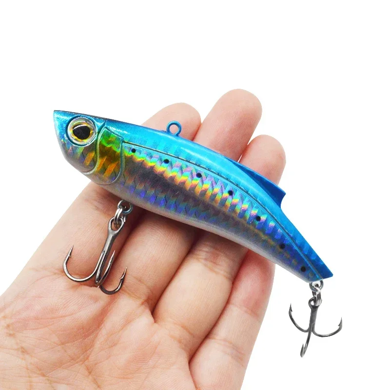 Kit de Señuelos de Pesca Rap de 9 piezas y 24g, juego de cebos para pececillos, cebos de manivela Wobbler, anzuelos triples, aparejos de pesca, Kit de cebo duro de plástico Artificial - imagen 3