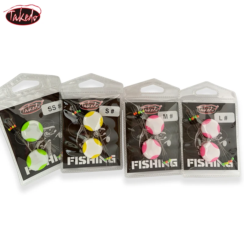 TAKEDO SS S M L tapones de goma para corcho, flotadores de pesca, tapones deslizantes para detener el espacio, frijoles - imagen 2