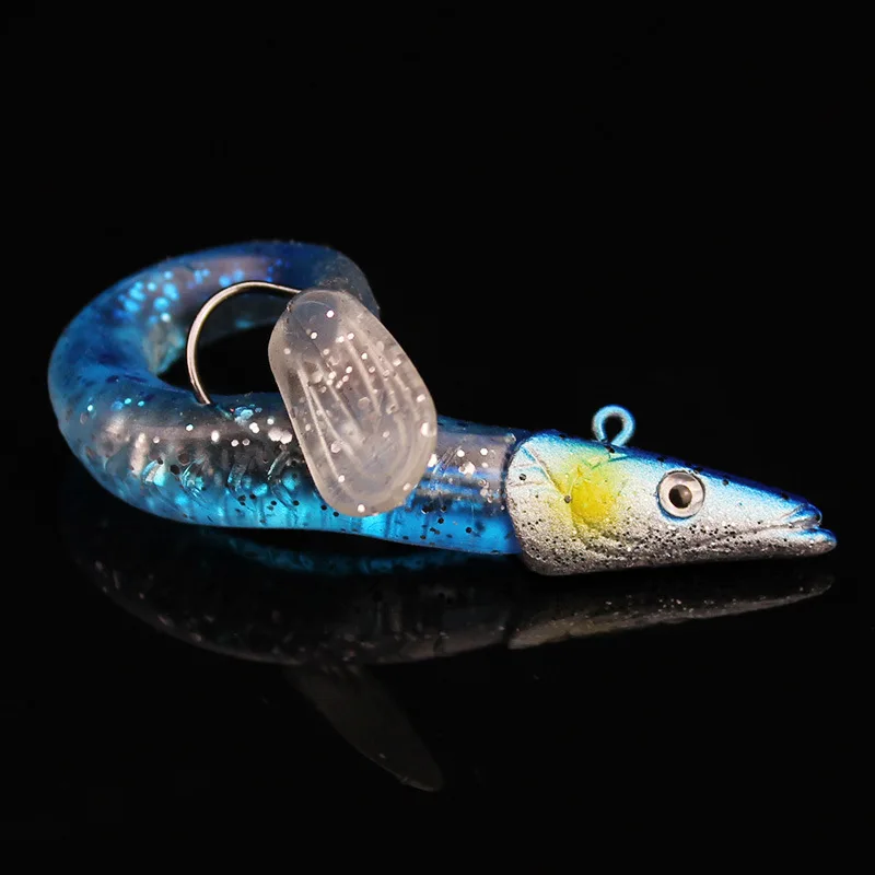 Señuelo de pesca Jig Head, cebo suave para peces, 11cm/10g, captura de agua dulce, señuelos de agua salada, súper vivo, vívido, 1 pieza en oferta - imagen 4