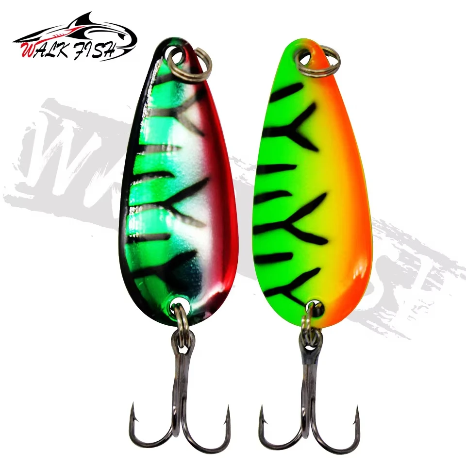 Walk Fish Spinner Cuchara Metal – Señuelo Eficaz para Lubina - imagen 5