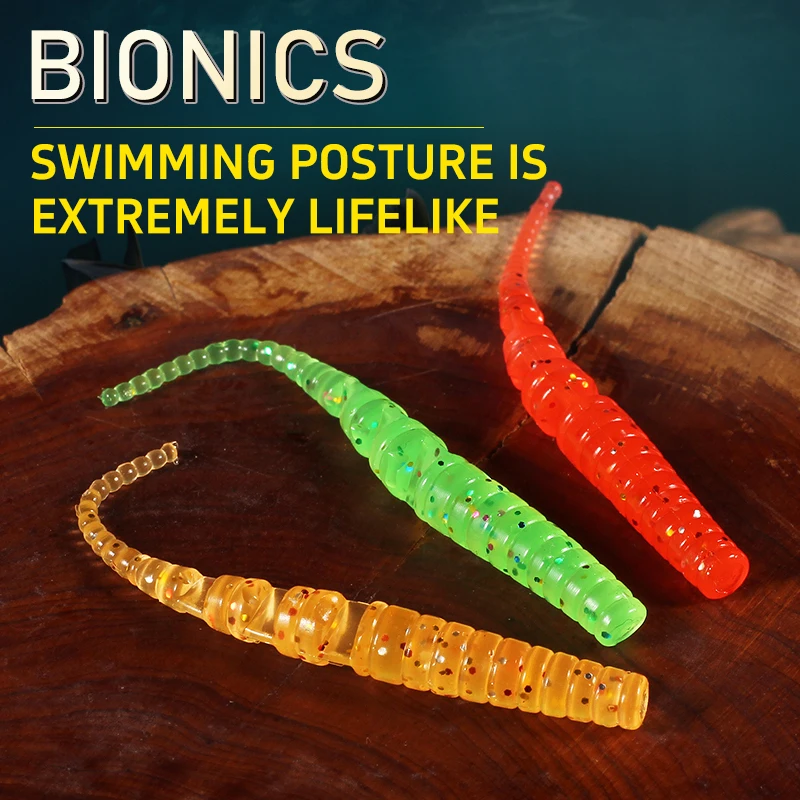 Supercontinent 5 cm/35 Uds Señuelos de Pesca cebo Artificial suave aparejos depredadores Polaris señuelo hundido Pesca aparejos de Pesca baratos - imagen 5