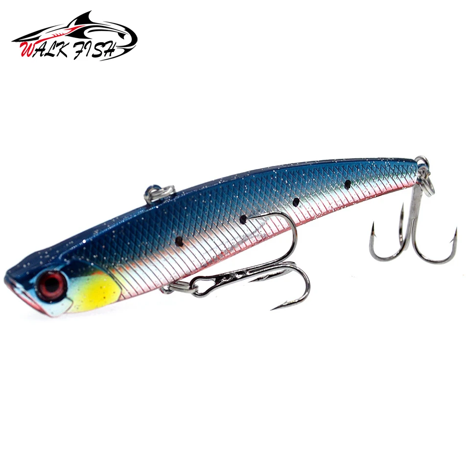 WALK FISH-señuelo de pesca con vibración, 95mm, 26g, cebo duro sumergido de largo alcance, cebo Artificial biónico, pesca Bai, invierno - imagen 4