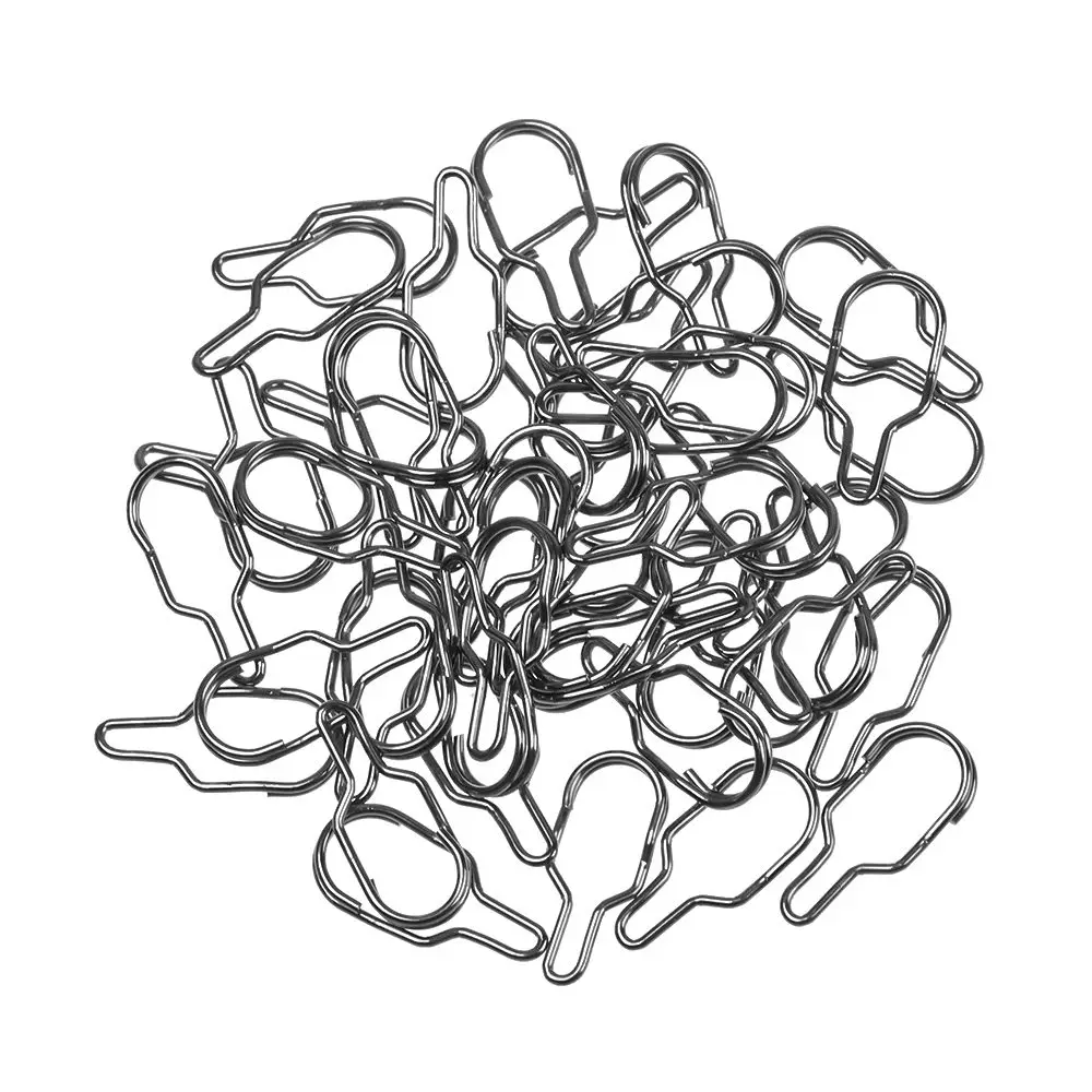 Clip para bolsa de PVA, accesorios de pesca de carpa, herramienta de aparejo para el pelo de carpa, alimentador de método grueso, aparejos de pesca, 50 unids/lote por paquete - imagen 4