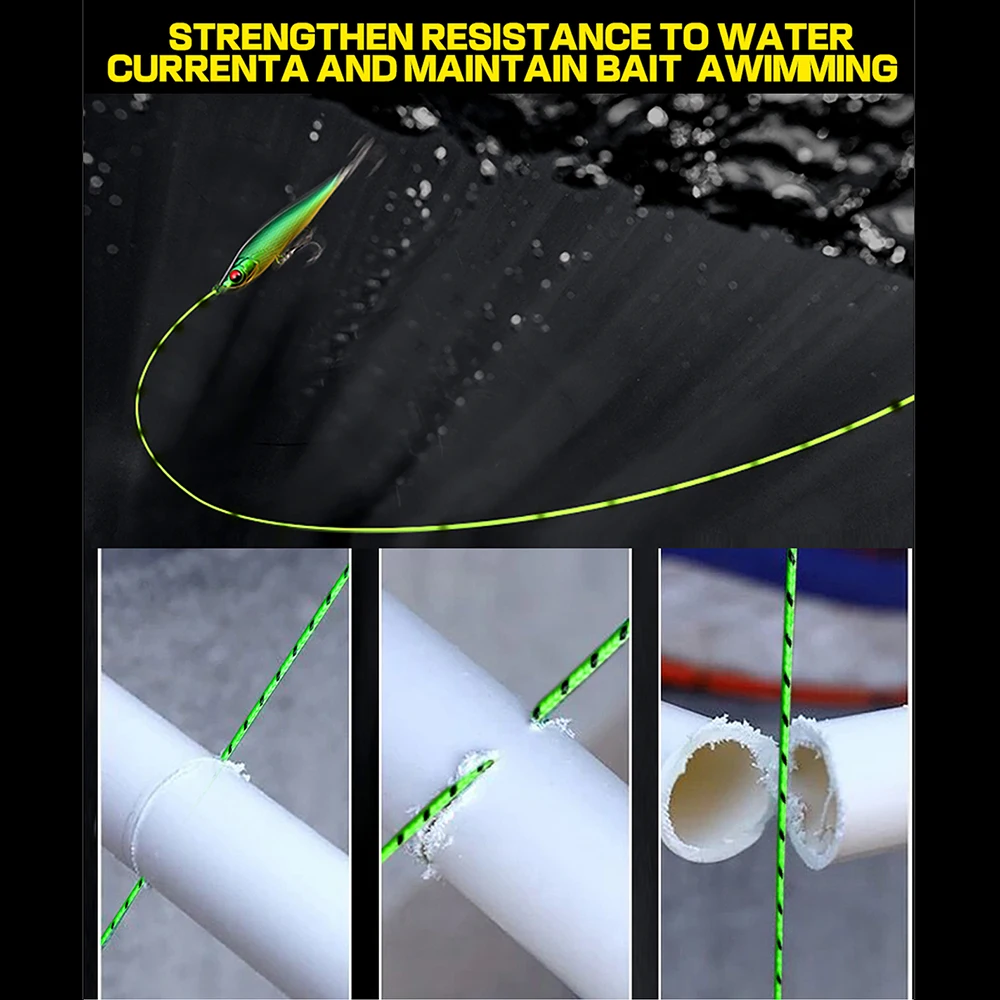 JOF-sedal trenzado de 4 hebras, 300m, supertenacidad, tensión, velocidad de corte de agua, multifilamento, para pesca de carpa - imagen 3
