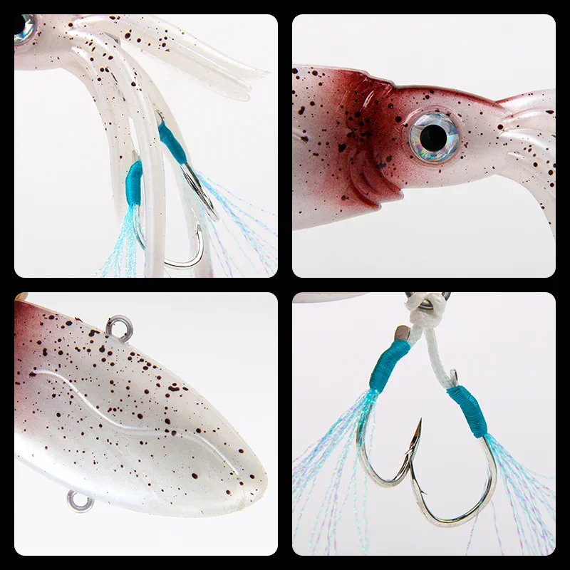 Señuelo VIB Buscador de Pulpo – Jig metálico para pesca en barco - imagen 3