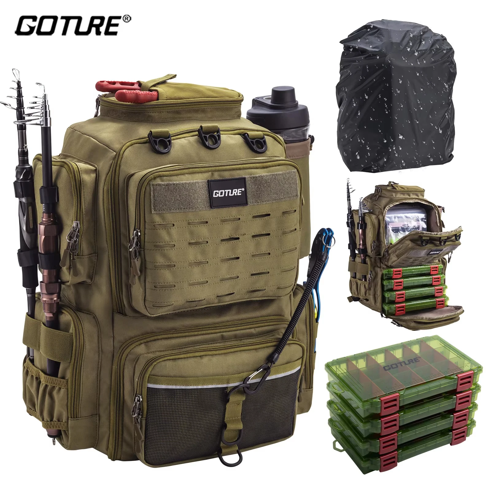 Detalles internos de la mochila