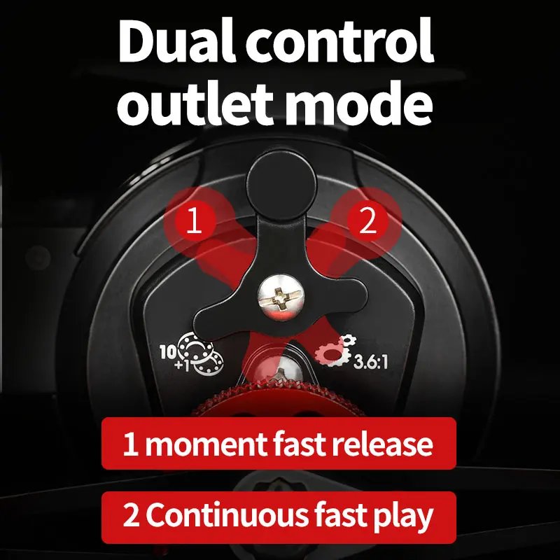 LINNHUE-carrete de pesca con mosca, pantalla Digital, en línea, 3,6: 1, equipo electrónico - imagen 4