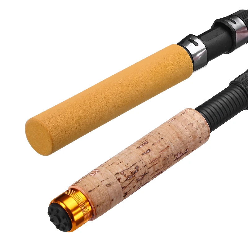 WEIHE Caña de pesca en hielo – Carbono mini con carrete