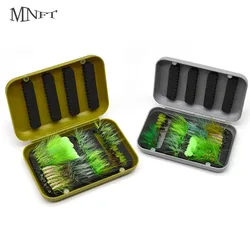 Juego mixto de moscas de pesca, 32 Uds./40 Uds./56 Uds., estuche magnético, variedad de colores, trucha, mosca, salmón