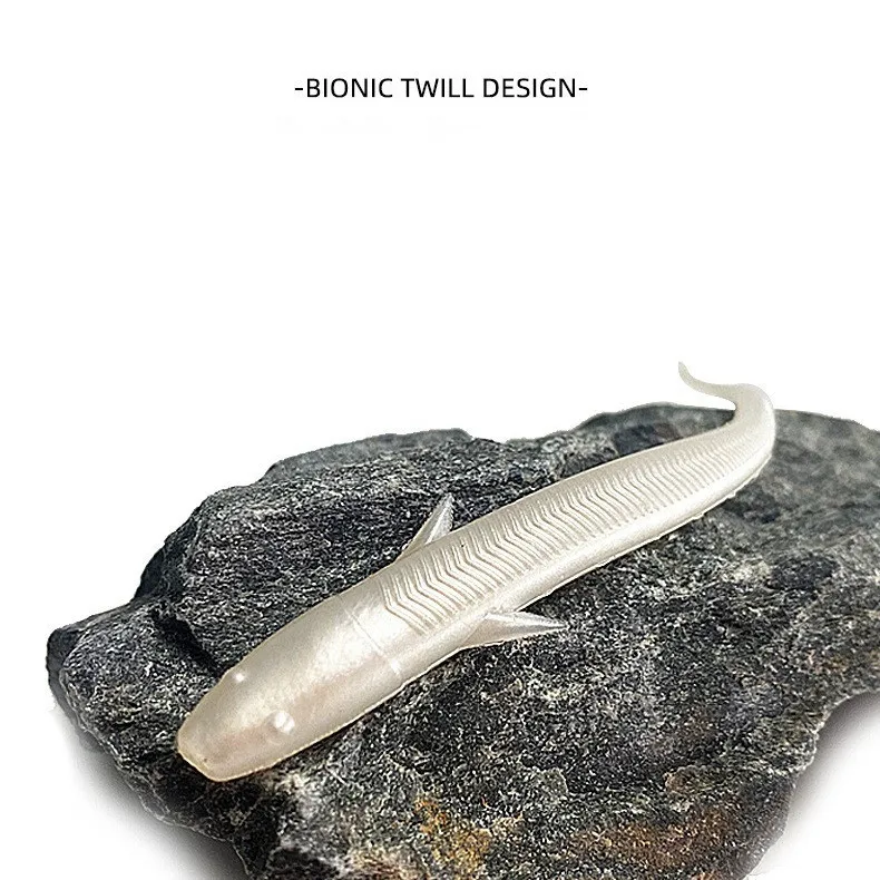 10 Uds pesca 3g/11cm señuelo suave cebo de plástico cebo suave con cola de aguja suministro de pesca al aire libre cebo falso - imagen 3