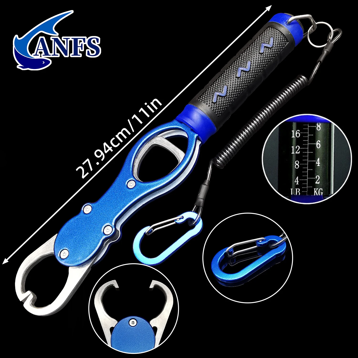 Alicates de Pesca multifuncionales de aleación de aluminio, agarre de Pesca profesional, regalo de Pesca, 1 ud. - imagen 4