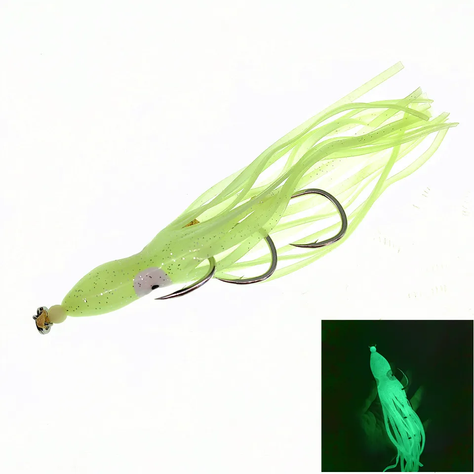 MUKUN-anzuelo de pulpo grande de 24cm, anzuelo de pesca Jigging de acero de alto carbono, Ojo de anillo, anzuelos de púas, pez vela, pesca en el mar - imagen 3