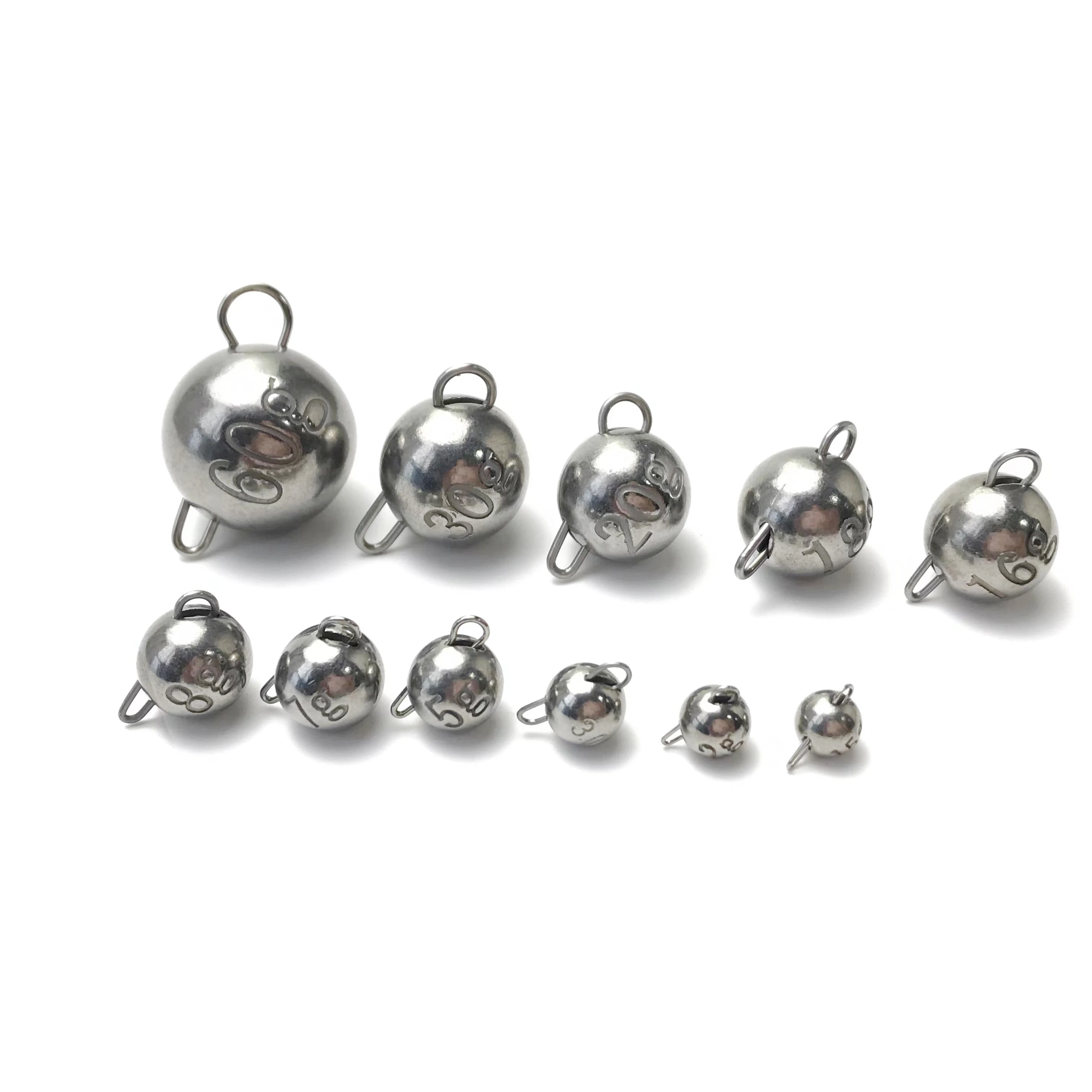 Cheburashka de tungsteno sólido para lubina – ocho liso - imagen 5