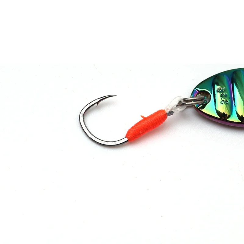 Nuevo 1 Uds señuelo cuchara Señuelos de Pesca Pesca Wobblers Spinner cebos Shads lentejuelas Metal jigging para Pesca de carpa Topwater Isca Bass - imagen 4