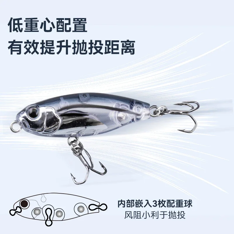 LURETV King LuRE Z perro Micro-objeto palabra perro sistema de agua lápiz flotante de fundición lejana cebo Luya cebo de labio pequeño de agua dulce - imagen 4