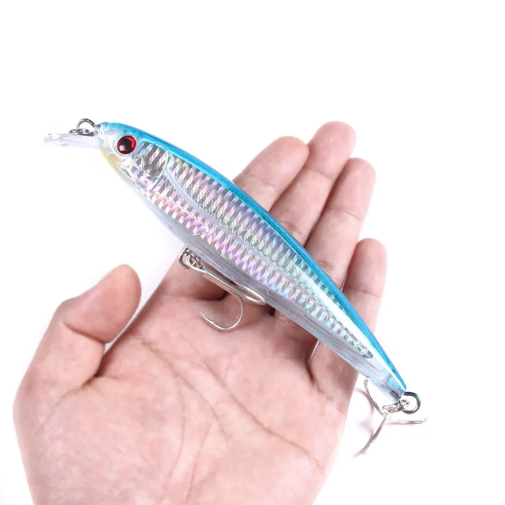 Señuelo de Pesca de pececillo de fundición larga, 1 unidad, 16cm, 42g, isca, cebo artificial, aparejos de Pesca, lubina, Walleye, cebo de Pesca de mar - imagen 3
