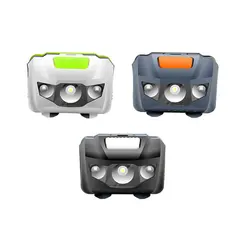 Frontal LED de Pesca – 600 Lm, 4 Modos, Luz Roja y Blanca, Impermeable