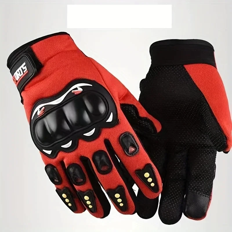 Guantes de motocicleta para deportes al aire libre, guantes tácticos antideslizantes y resistentes al desgaste para nudillos, guantes protectores para coche de carreras, guantes para ciclismo - imagen 4