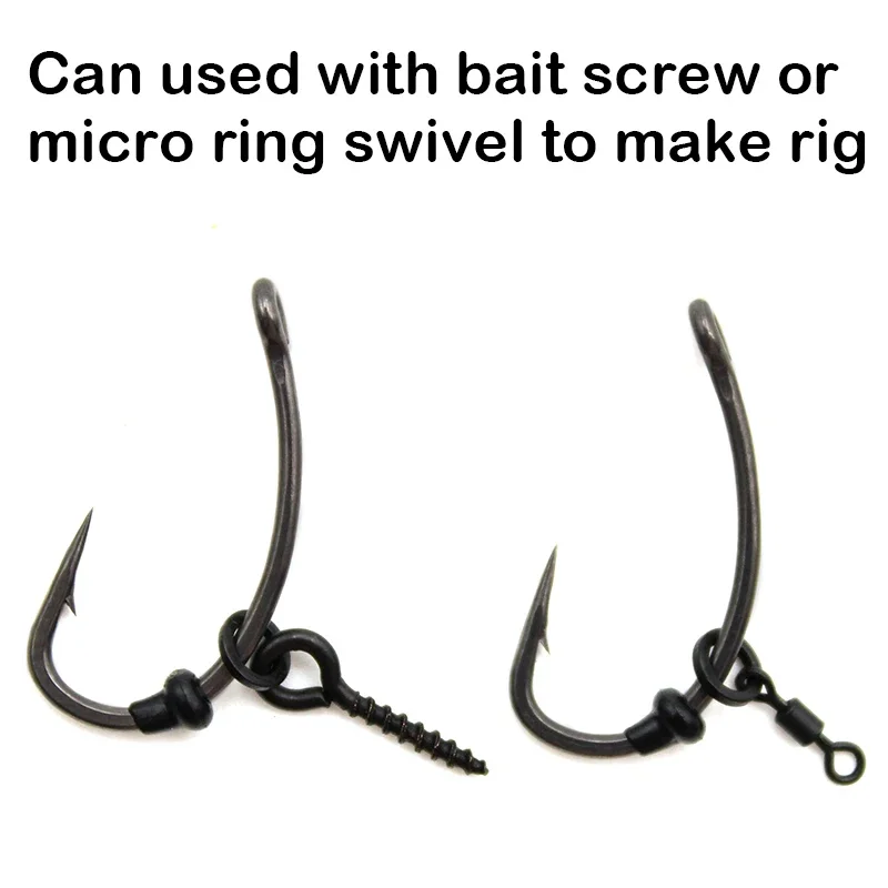 50 piezas de anzuelo de pesca de carpa, anillo de cuentas, tapón giratorio, hilo de cebo, Boilies emergentes para aparejo de pelo de carpa, accesorios de herramientas - imagen 3