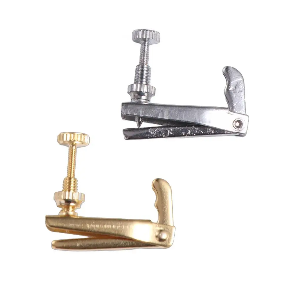 Hiladores de cuerdas de violín 4/4, afinador fino de violín, tornillo de afinación dorado, piezas de violín, ajustador de cuerda de violín, ajustador profesional - imagen 2