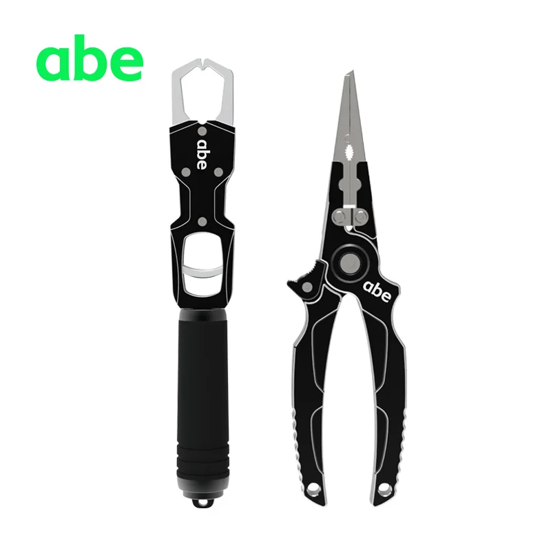 Alicates de pesca con escala ABE de 26KG, pinza de pescado multifuncional de aleación de aluminio para micro/servicio pesado, cortador de línea de PE eliminador de anzuelos - imagen 5