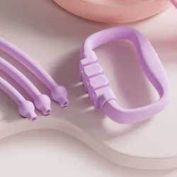 Bandas de resistencia ajustables para mujer, banda elástica multifuncional para Yoga, banda de ejercicio extraíble en forma de 8, práctica de Yoga