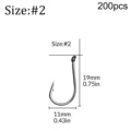 200pcs size 2