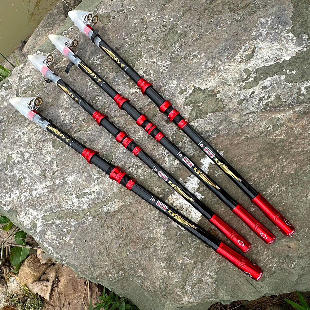 Caña de pesca carbono superpotencia para trucha – Río y barco - imagen 3