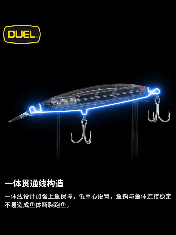 DUEL Bullet Fast Luia señuelo hundible para pesca marítima - imagen 4