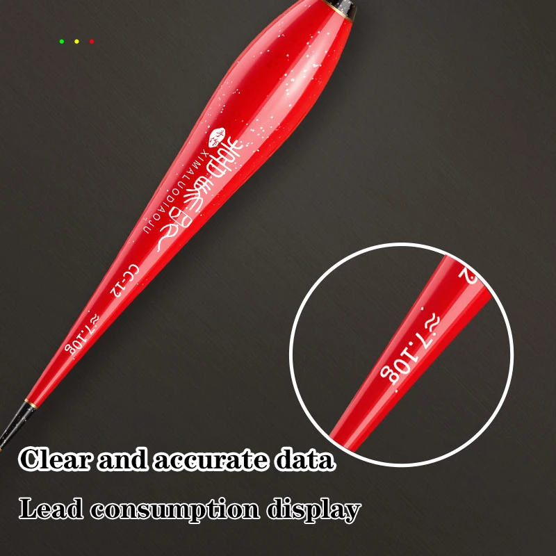 Flotador electrónico de pesca nocturna LED, decoloración sensible a la gravedad, 1 Cuenta, alta sensibilidad, accesorios de pesca al aire libre - imagen 4